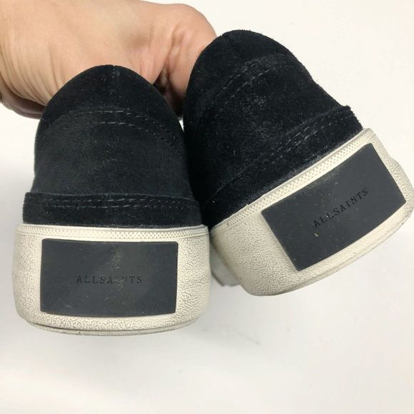 ALL SAINTS| Mercia Low Top Trainer Black Chunky Sneaker - Picture 5 of 8